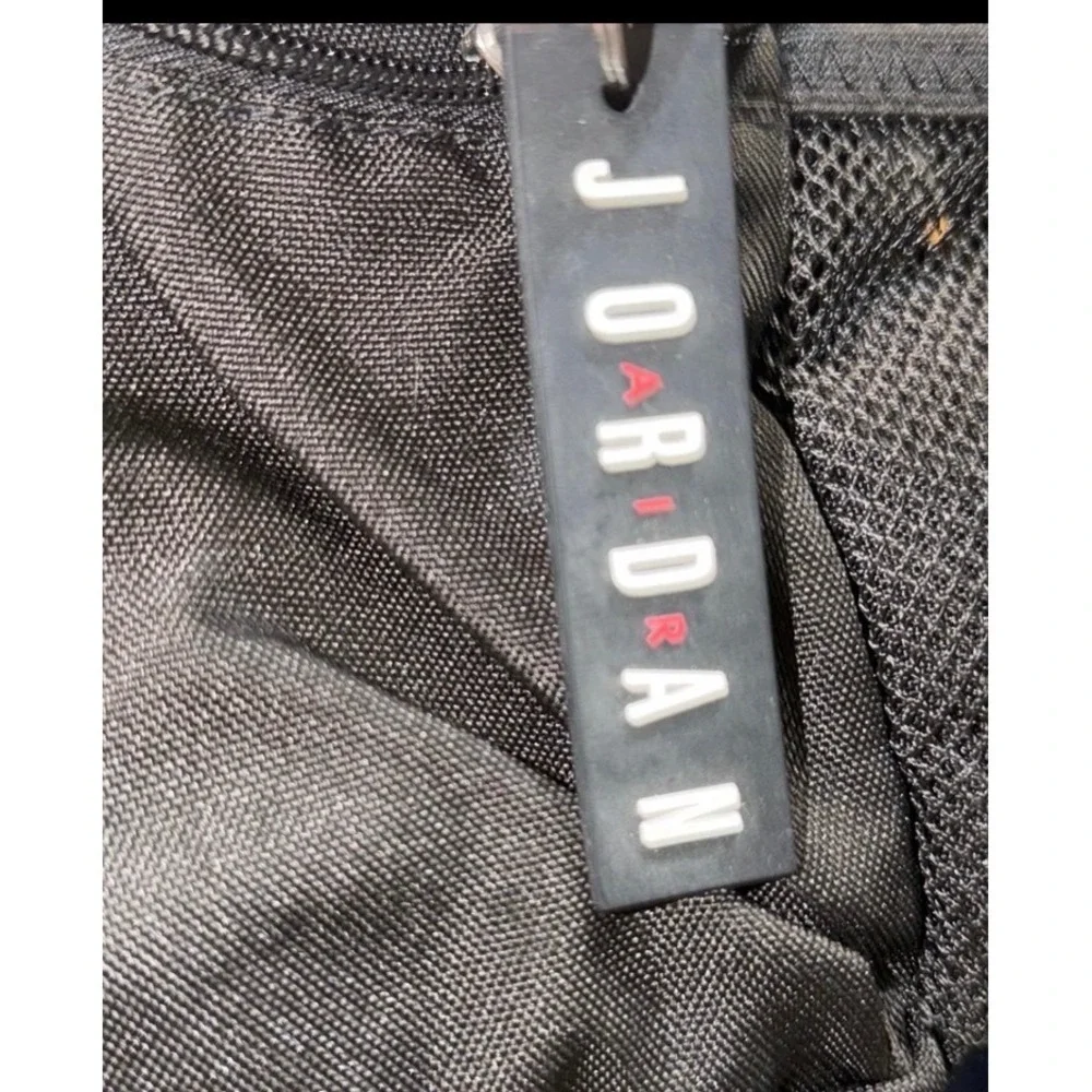 Jordan Jumpman Spell Out Logo Black Mini Backpack Bag